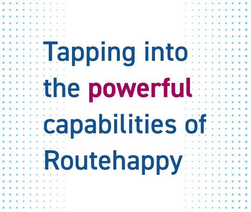 tapping into the powerful capabilities of Routehappy