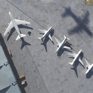 On the radar | Conclusion | Airplanes at the terminal
